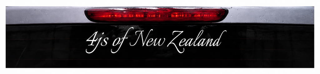 Small 4JS OF NZ stickers