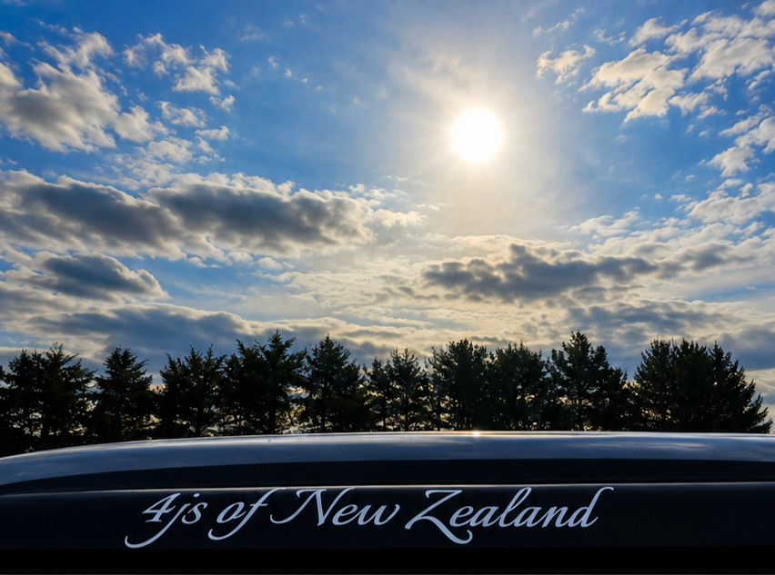 Small 4JS OF NZ stickers