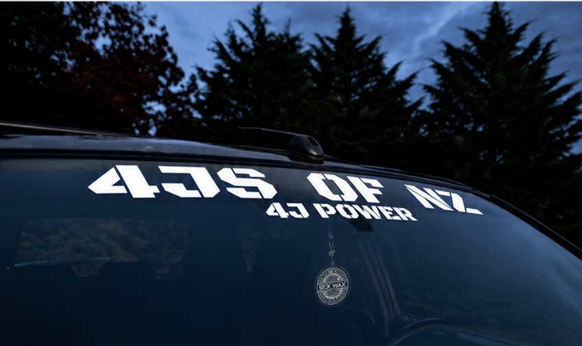 4j power banner sticker