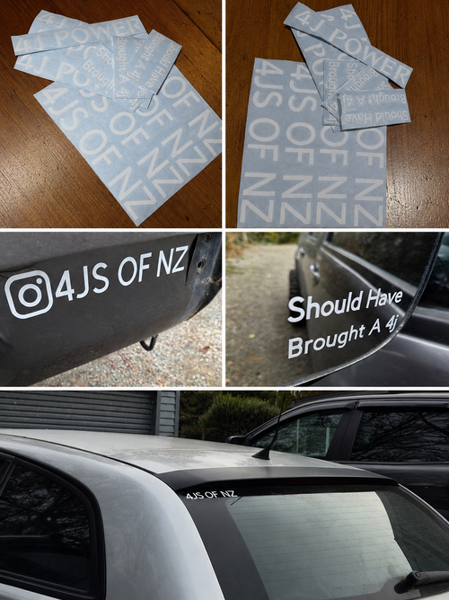 4JS OF NZ Sticker Packs