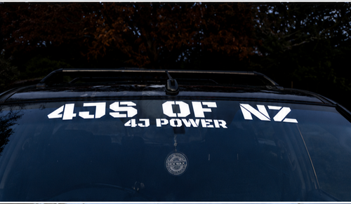 4j power banner sticker